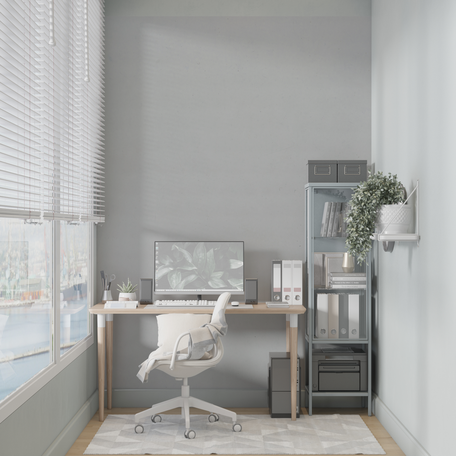 Perlgraue Tapete | Wandtapete