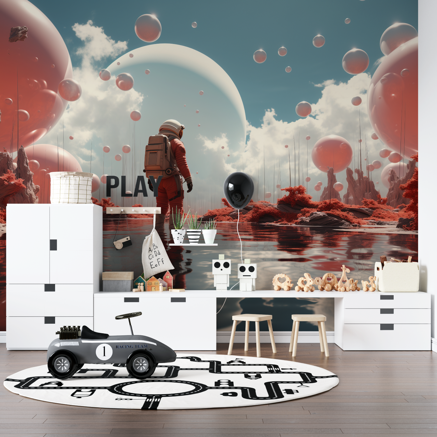 Teen Space Astronaut Wallpaper | Murals Wallpaper