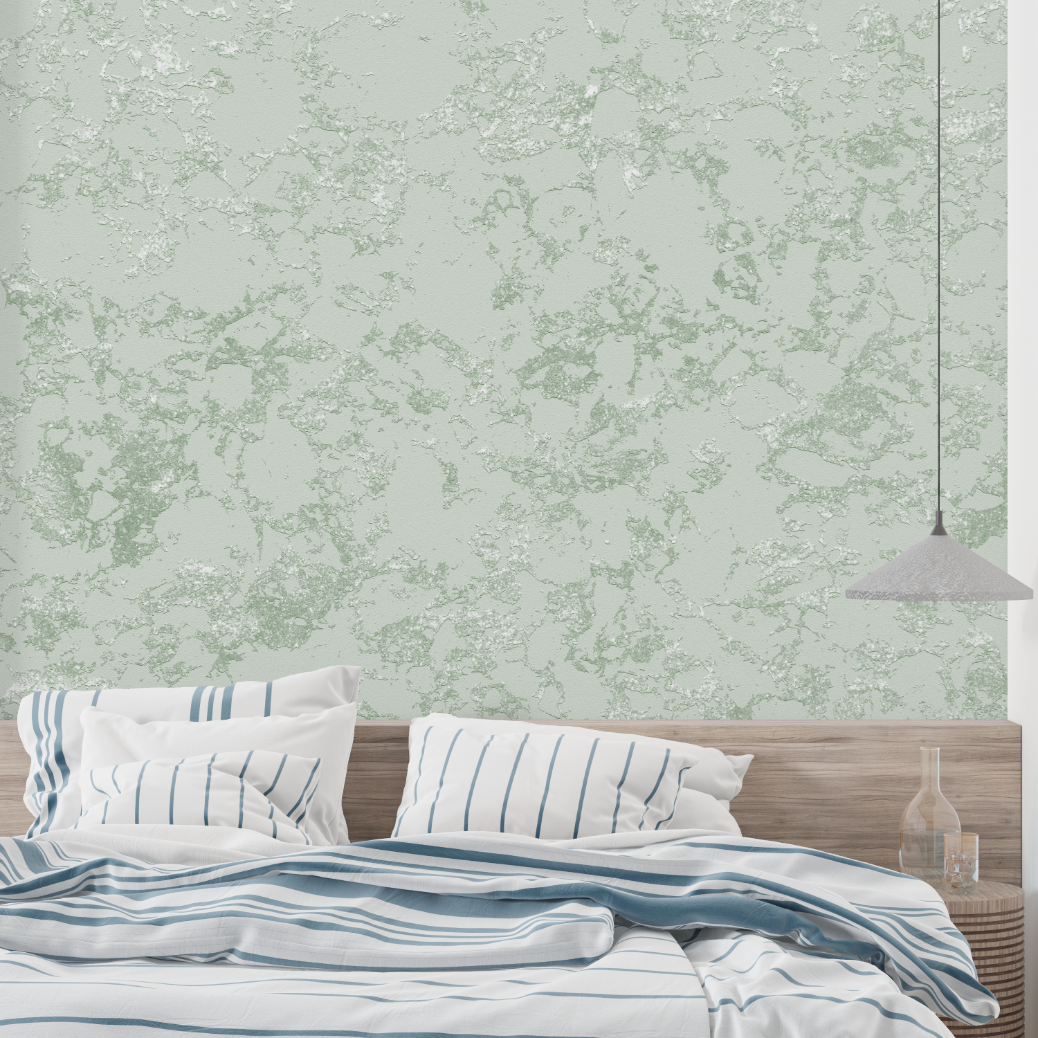 Green and Gray Wallpaper | Murals Wallpaper