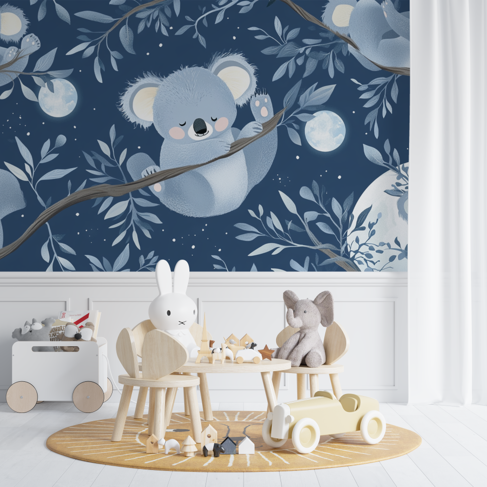 Koala Wallpaper and Moon Shadow | Murals Wallpaper