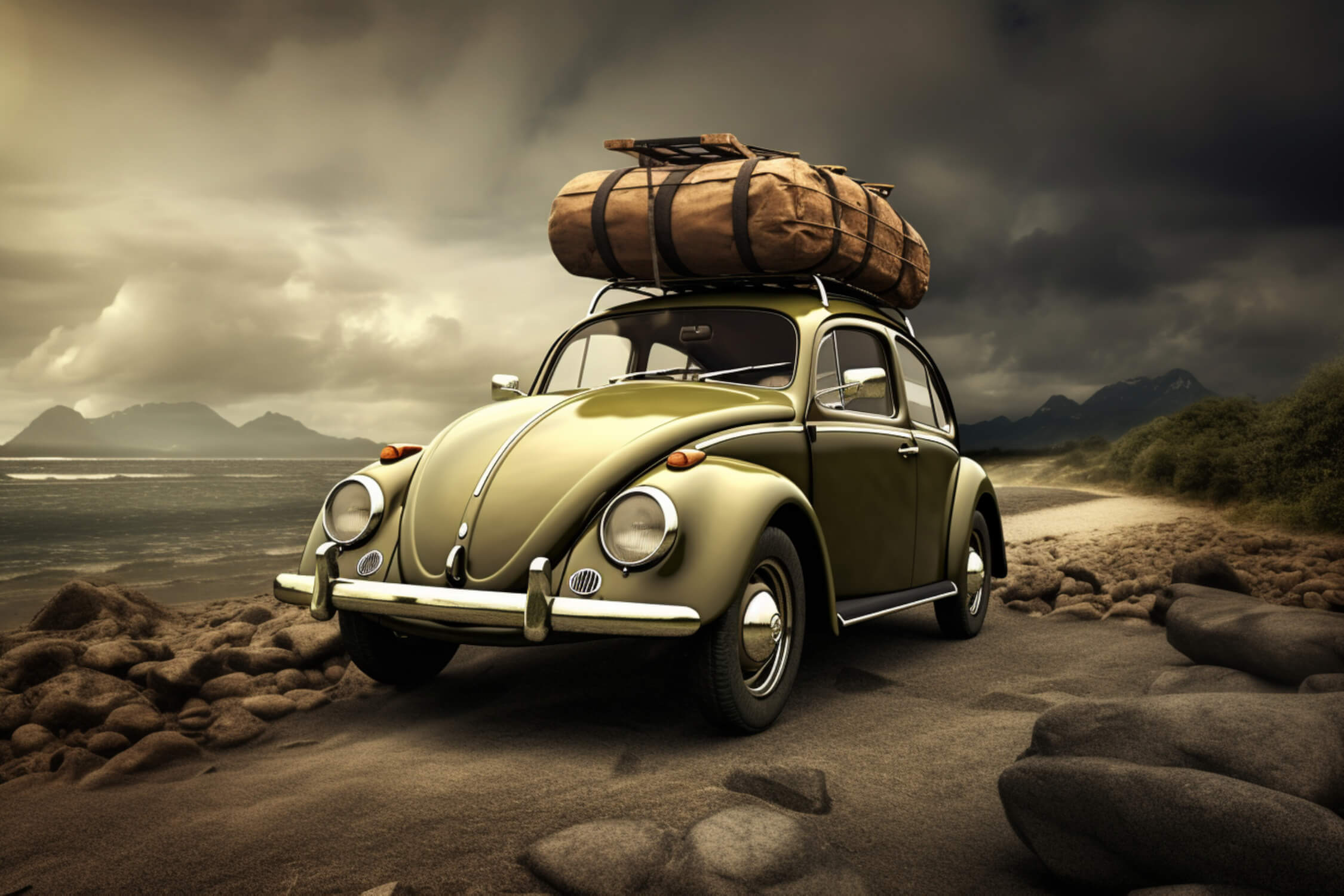 Volkswagen Beetle Wallpaper | Murals Wallpaper