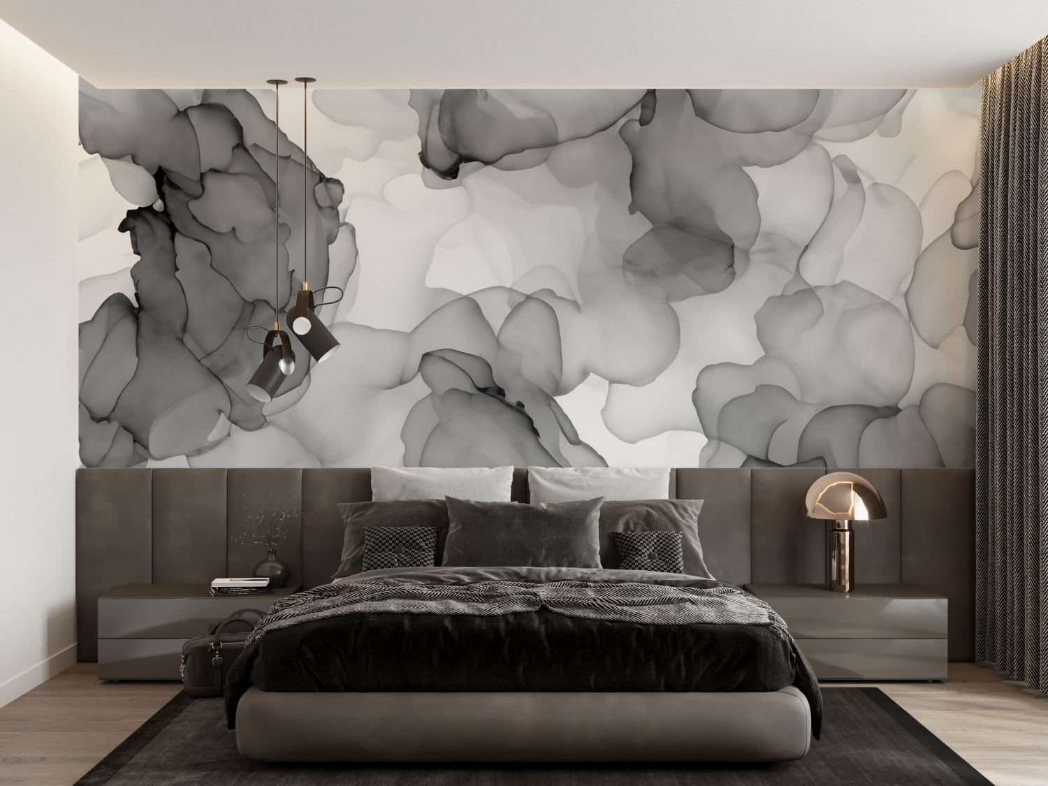 Black White Gray Wallpaper | Murals Wallpaper