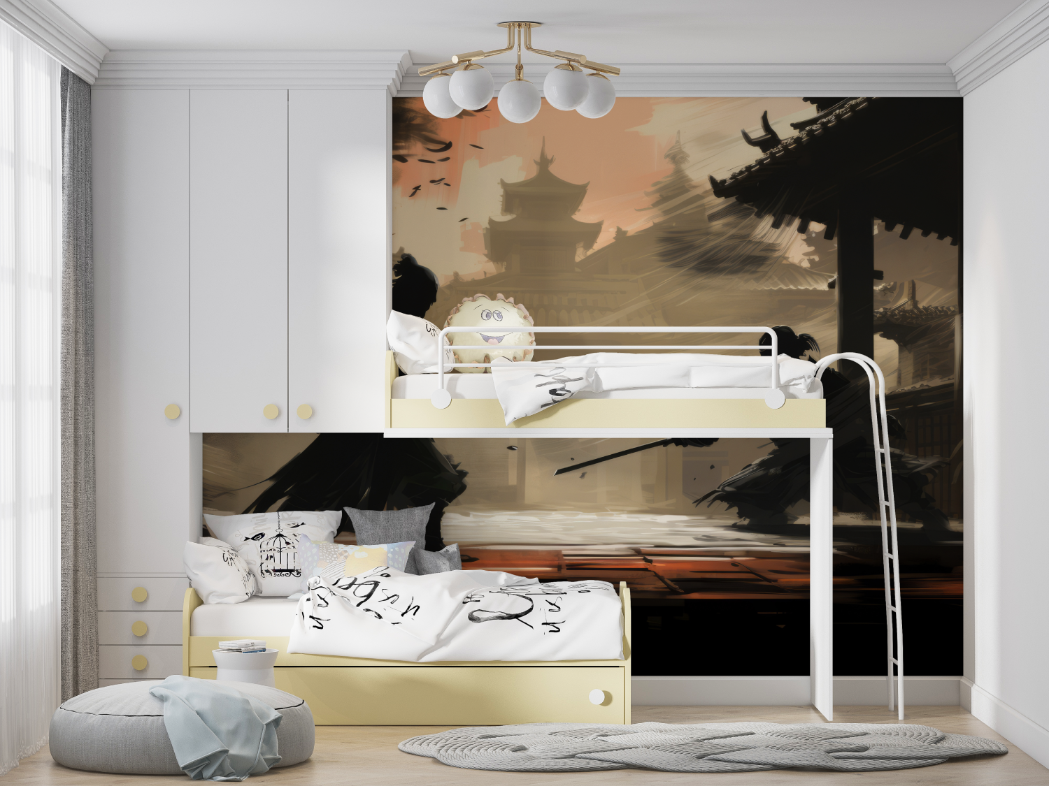 Dark Combat Anime Wallpaper | Murals Wallpaper