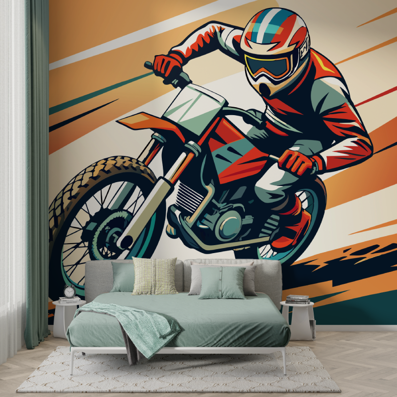 Boy's Motorcycle Wallpaper | Murals Wallpaper