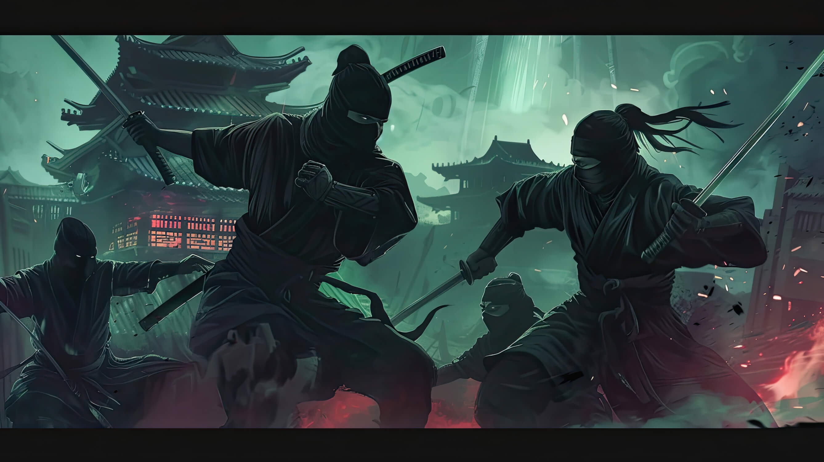 Night Combat Anime Wallpaper | Murals Wallpaper