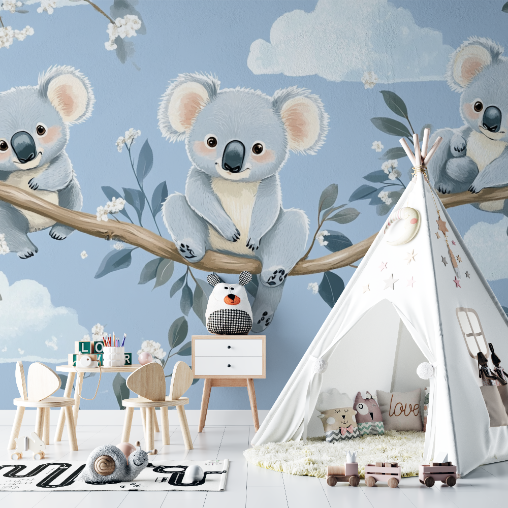Koala Wallpaper and Starry Lullaby | Murals Wallpaper