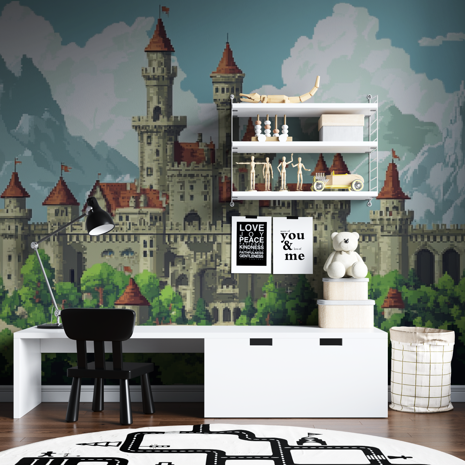 Pixel Knights Adventure Wallpaper | Murals Wallpaper