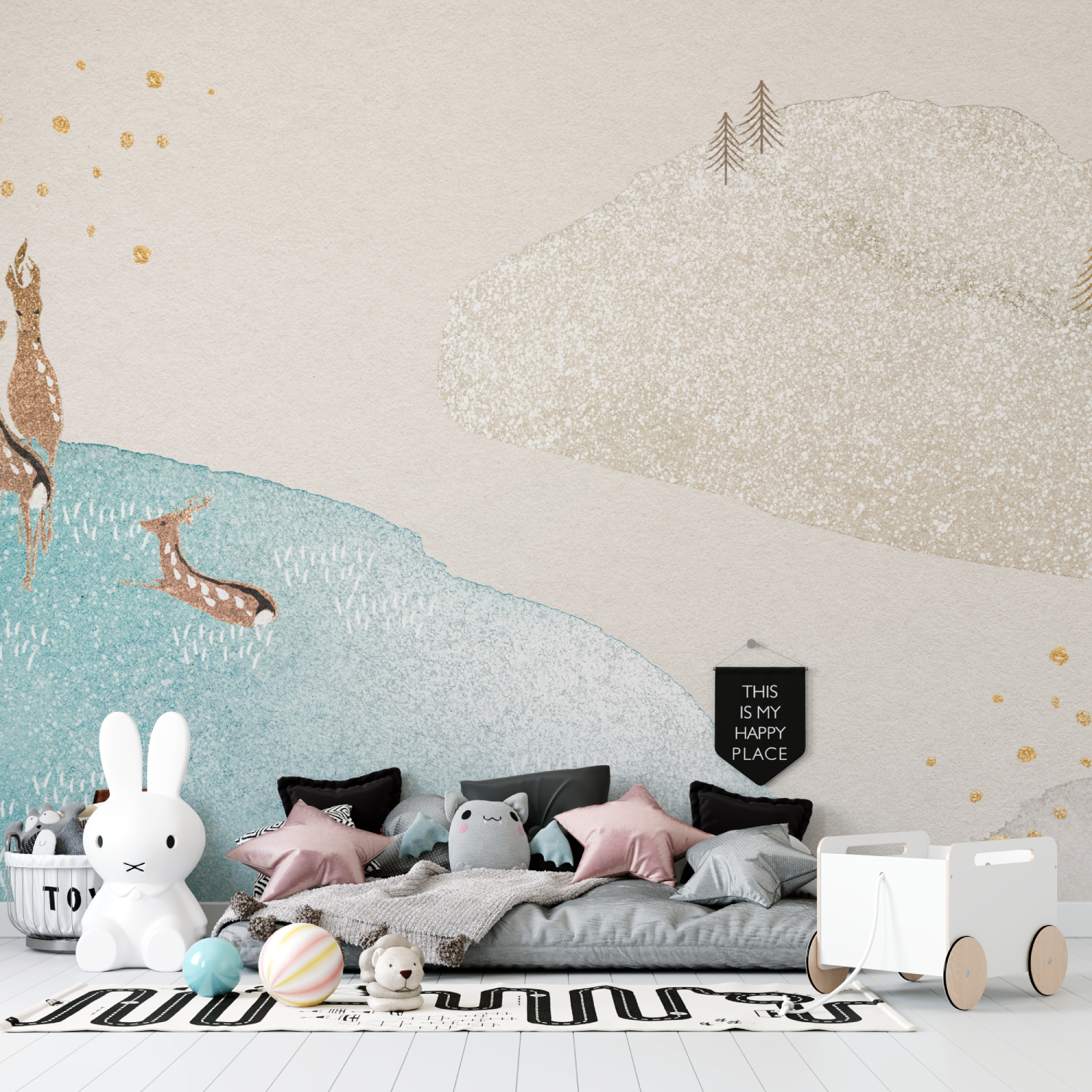 Pastel Wallpaper for Kids | Murals Wallpaper