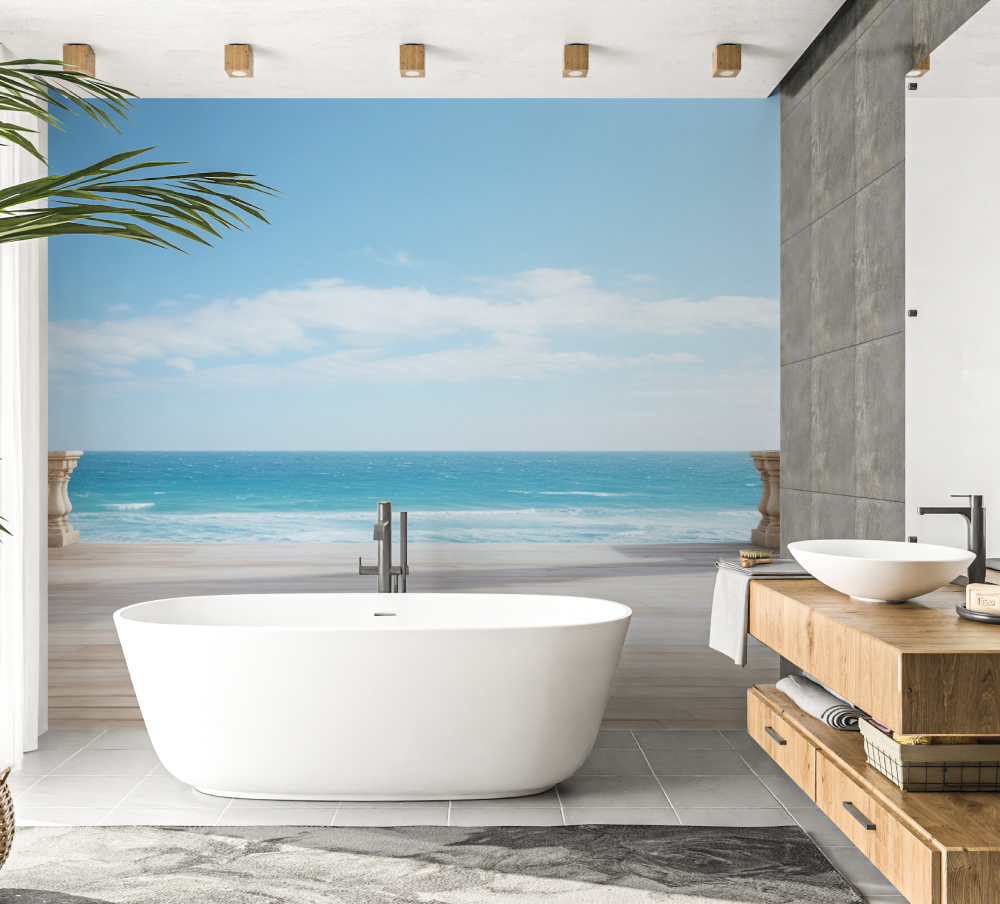 3D Bathroom Wallpaper | Murals Wallpaper