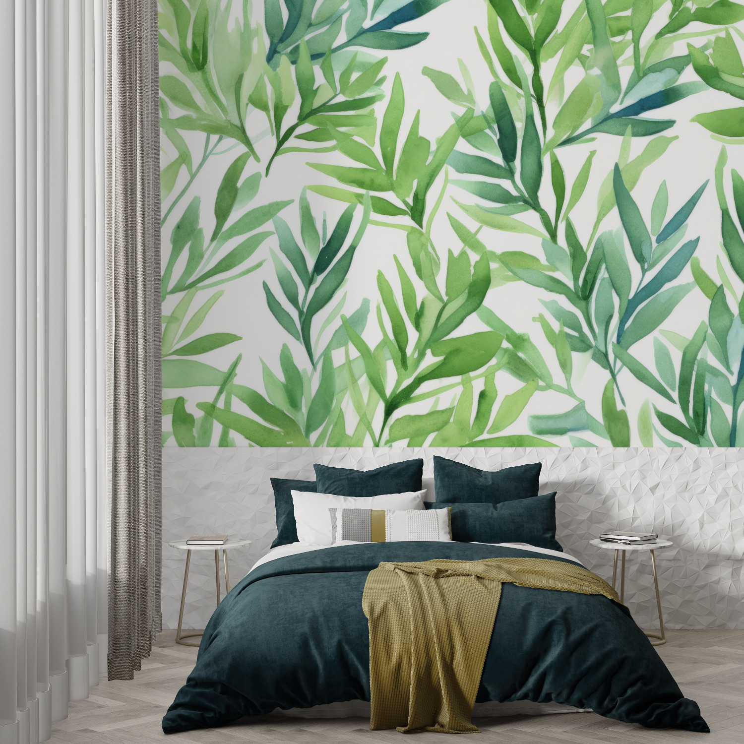Green Leaf Wallpaper | Murals Wallpaper