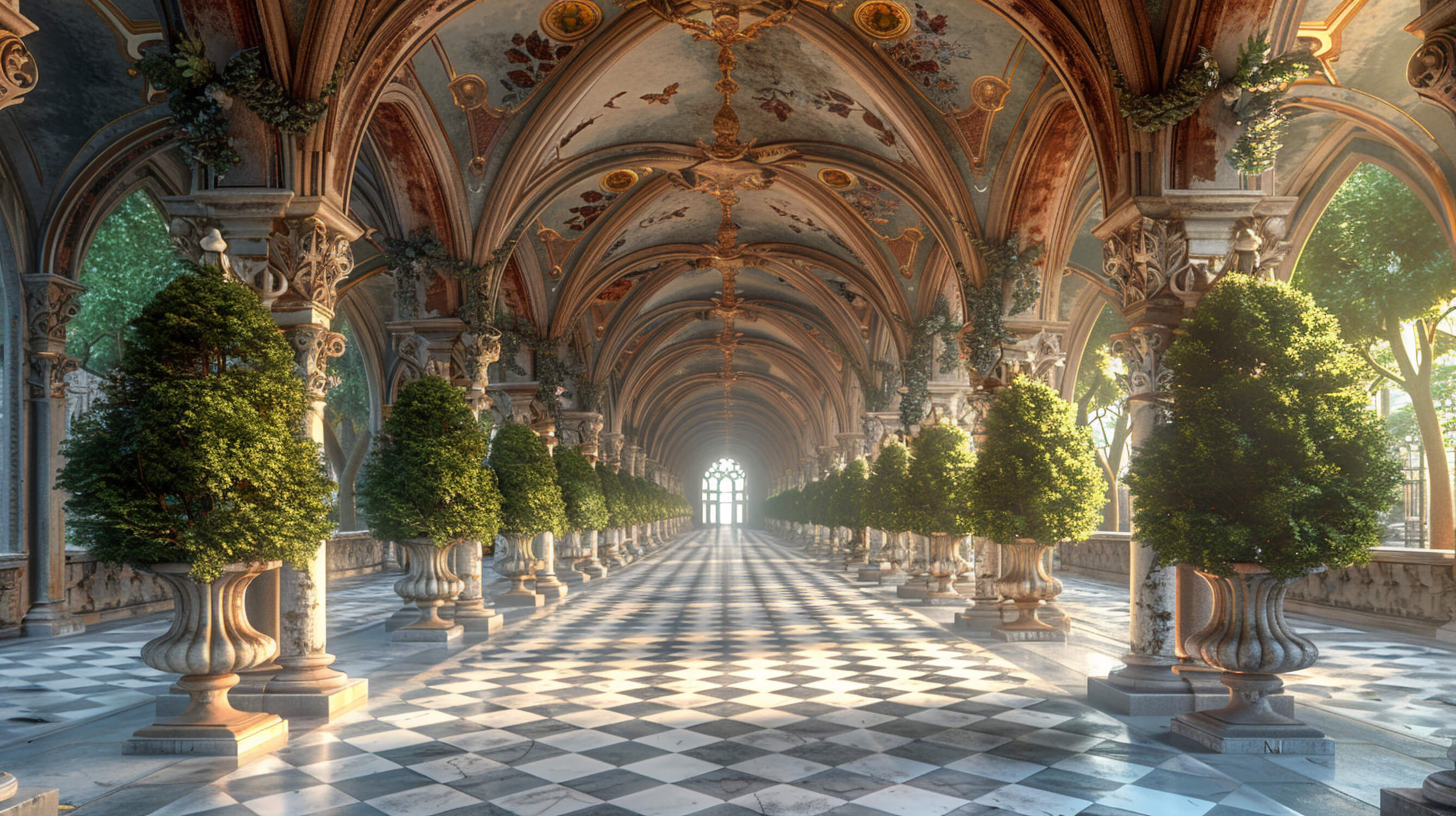 Custom Trompe L'Oeil Wallpaper | Murals Wallpaper