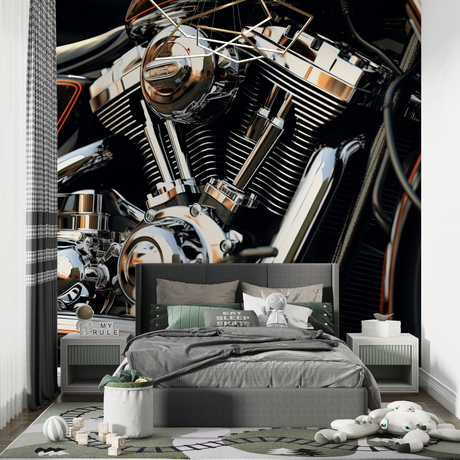 Harley Davidson Motorcycle Wallpaper | Murals Wallpaper