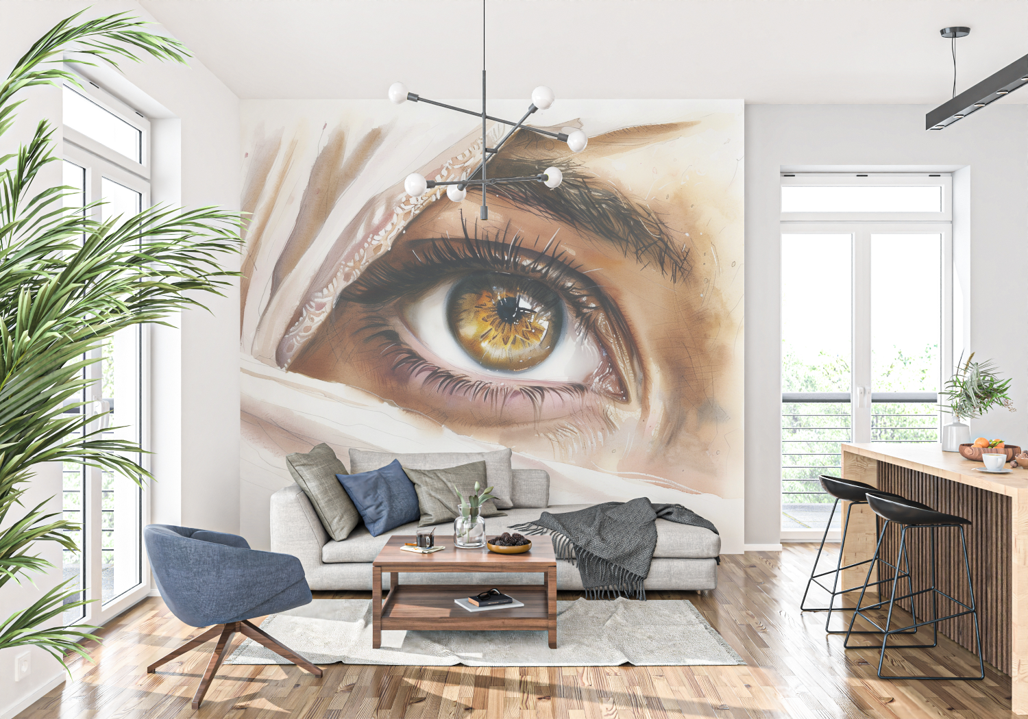 Eye Wallpaper | Murals Wallpaper