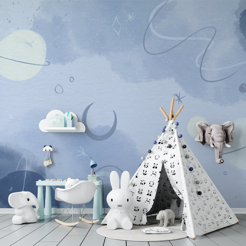 Space Planet Wallpaper for Kids | Murals Wallpaper