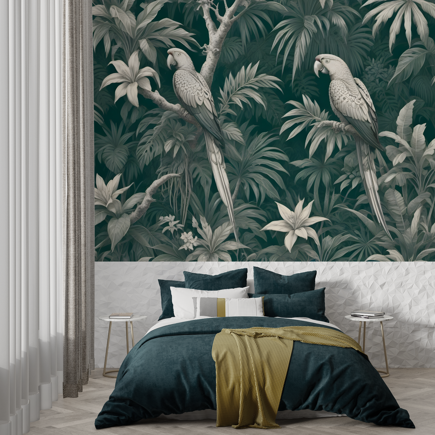 Exotic Toile de Jouy Wallpaper | Murals Wallpaper