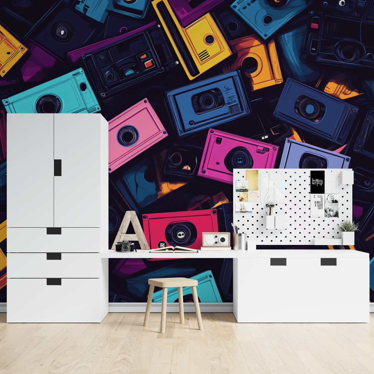 Hintergrundbilder mit Musik der 80er | Wandbilder