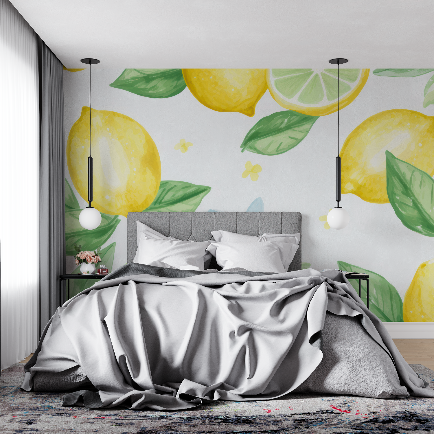 Yellow and Green Wallpaper | Murals Wallpaper