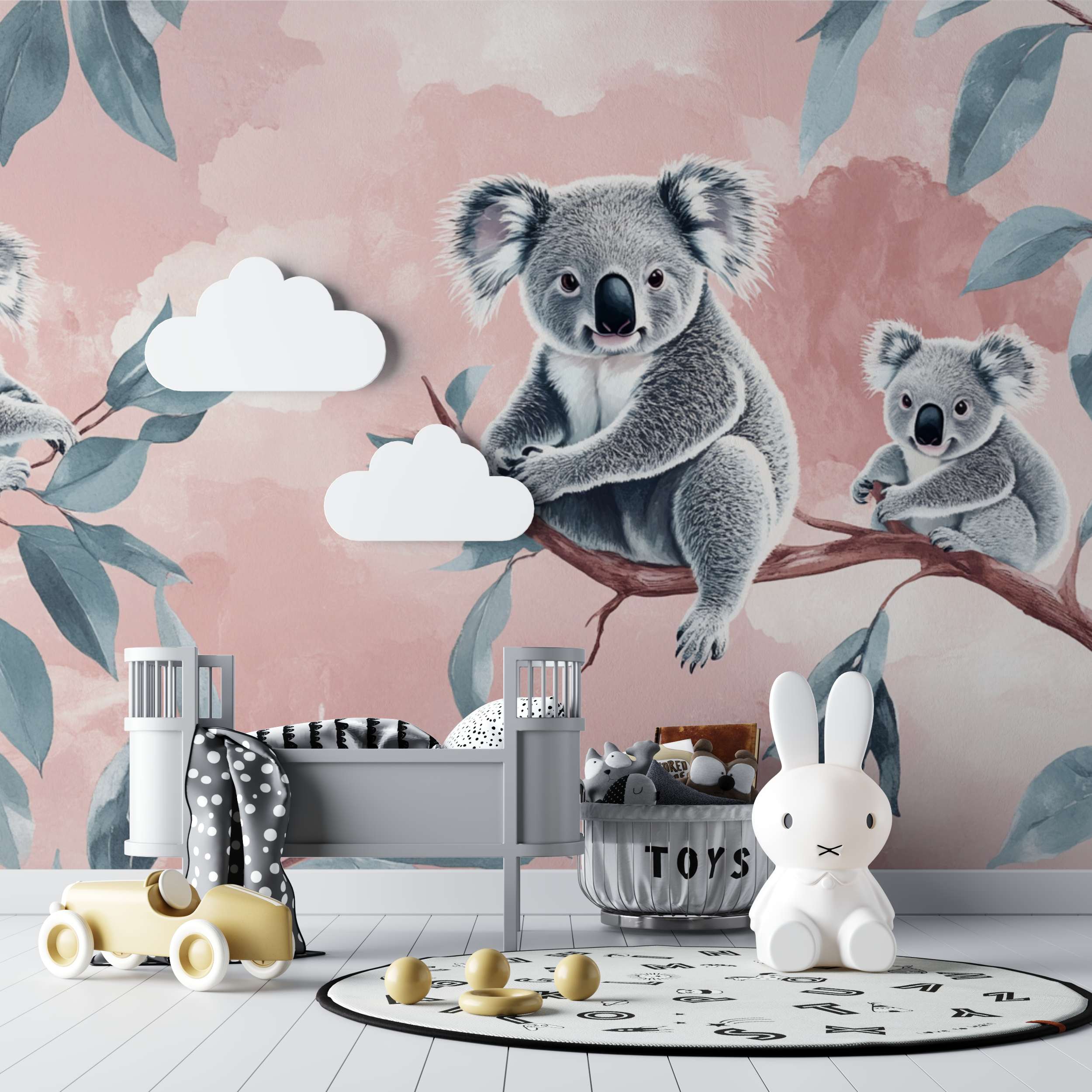 Koala and Powdery Sky Wallpaper | Murals Wallpaper
