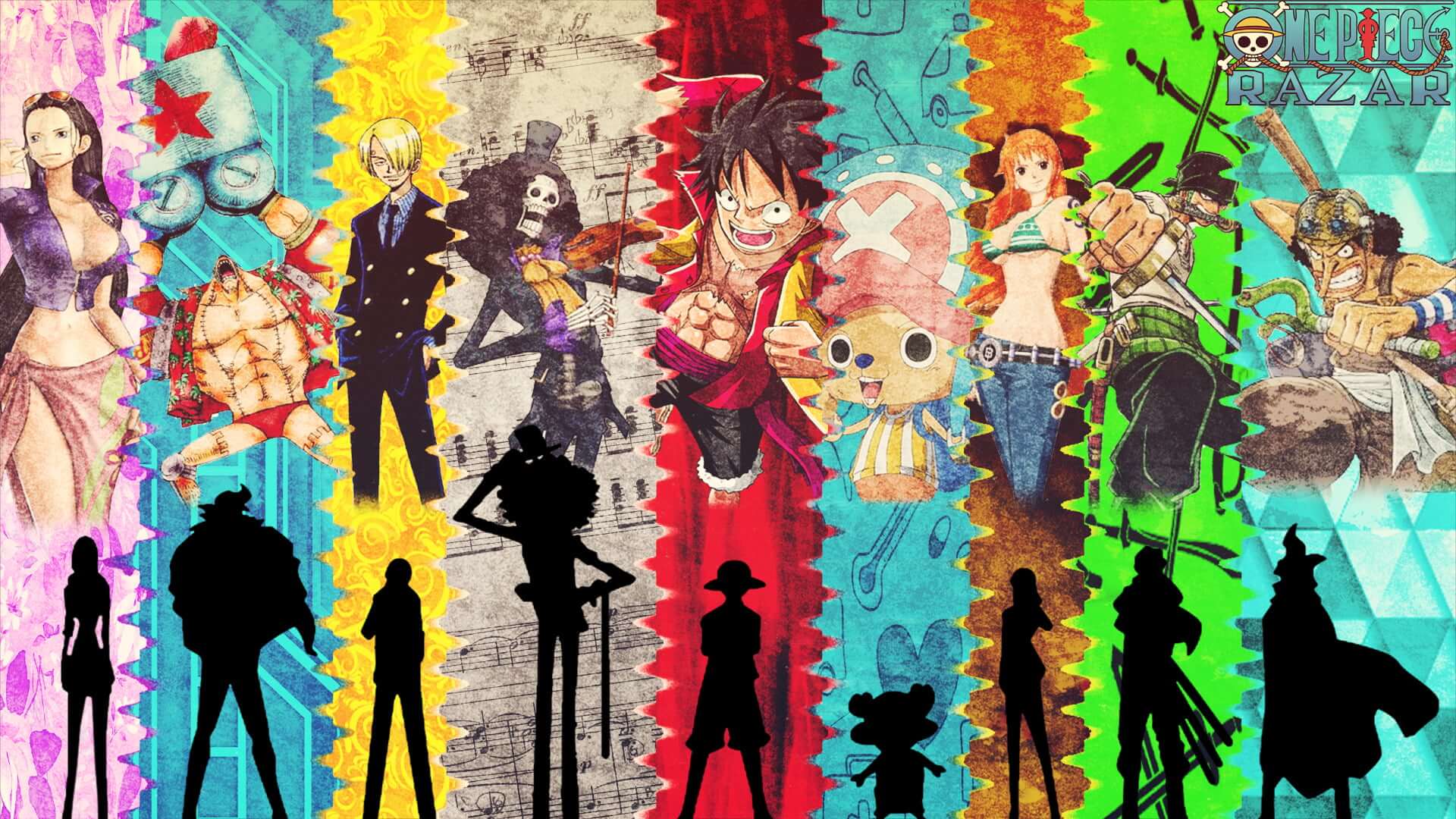 One Piece Characters Wallpaper | Murals Wallpaper