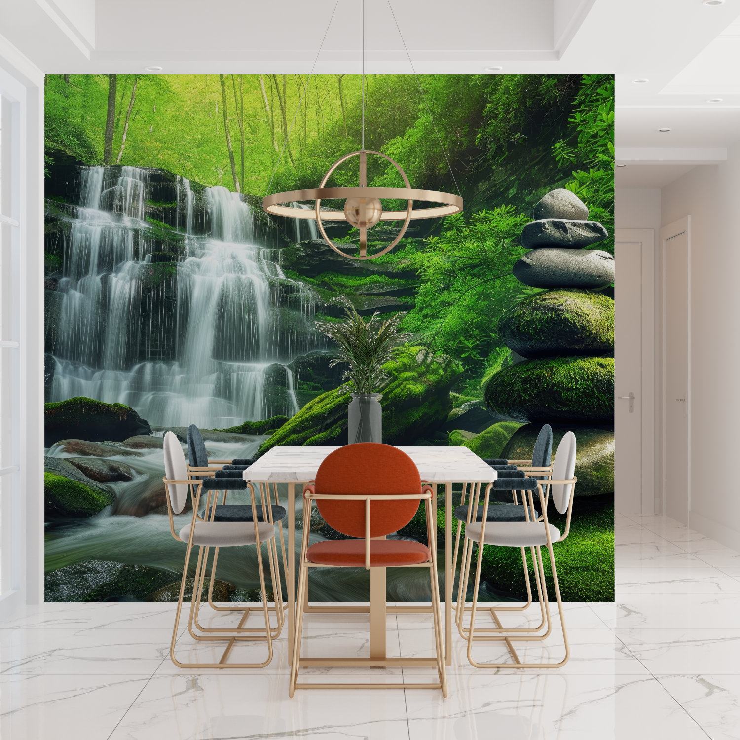 Relaxing Waterfall Wallpaper | Murals Wallpaper