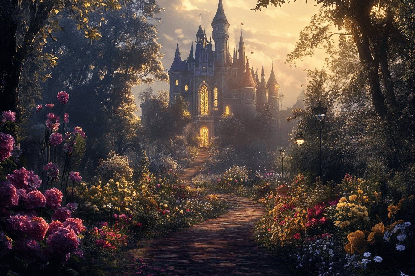 Princess Dream Garden Wallpaper | Murals Wallpaper