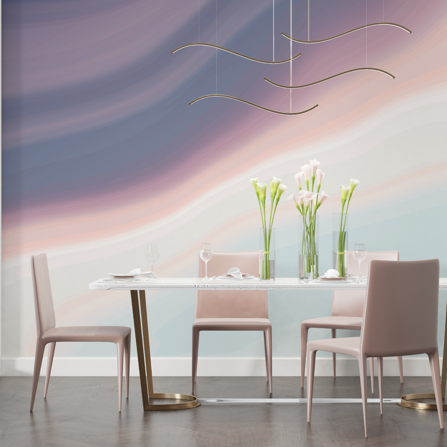 Bohemian Gradient Watercolor Wallpaper | Murals Wallpaper