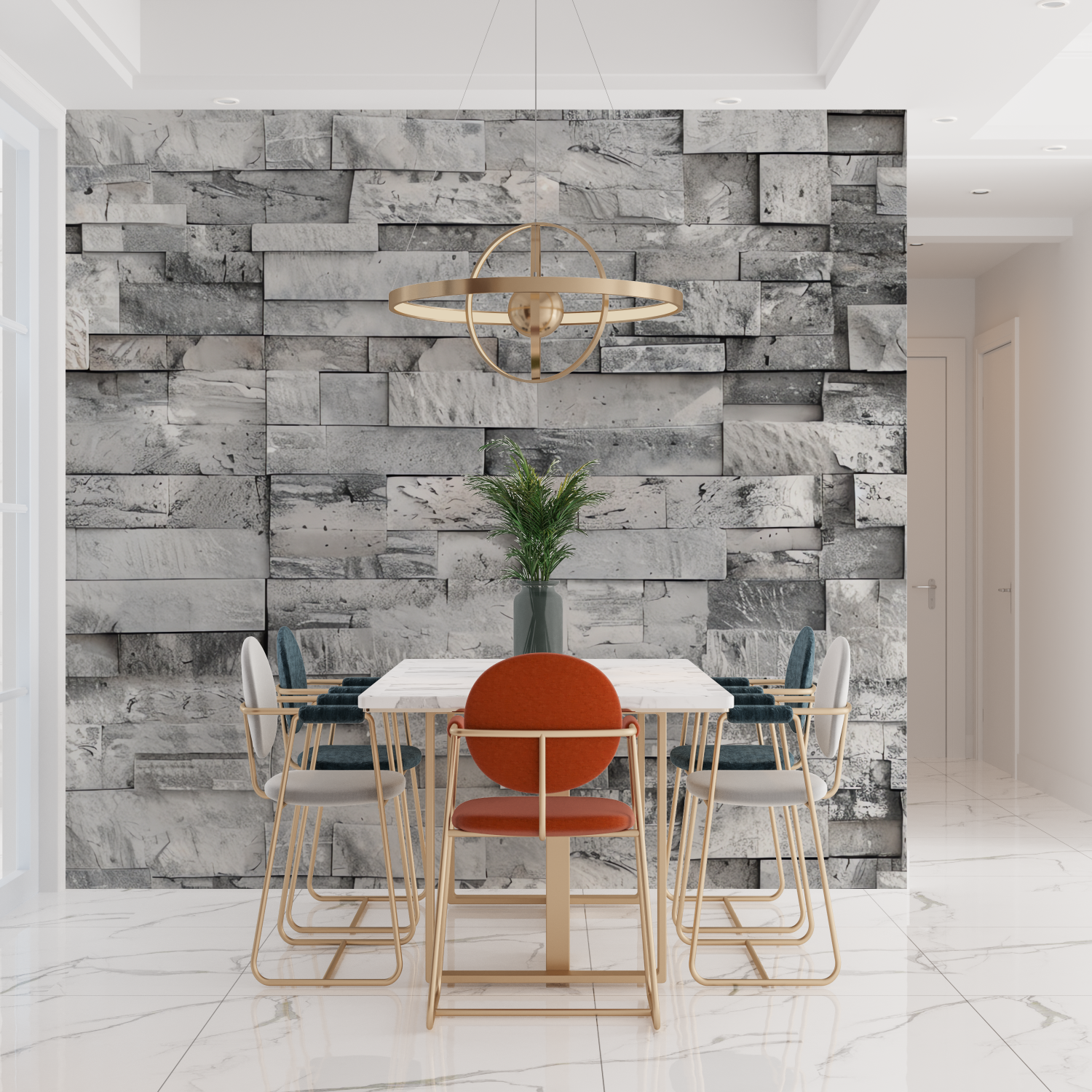 Gray Stone Wallpaper | Murals Wallpaper