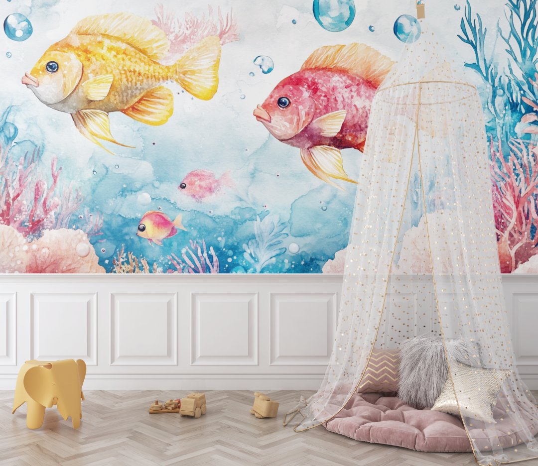 Marine Wallpaper Fish Mural | Murals Wallpaper