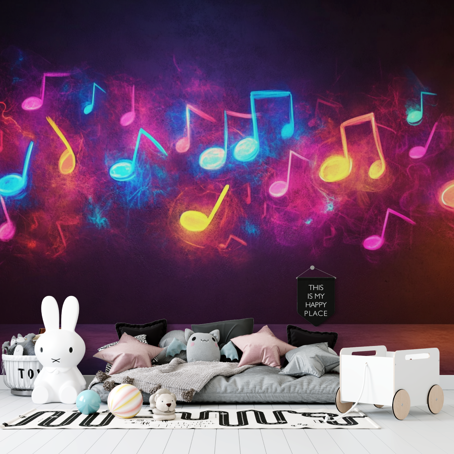 Note Pattern Wallpaper | Murals Wallpaper