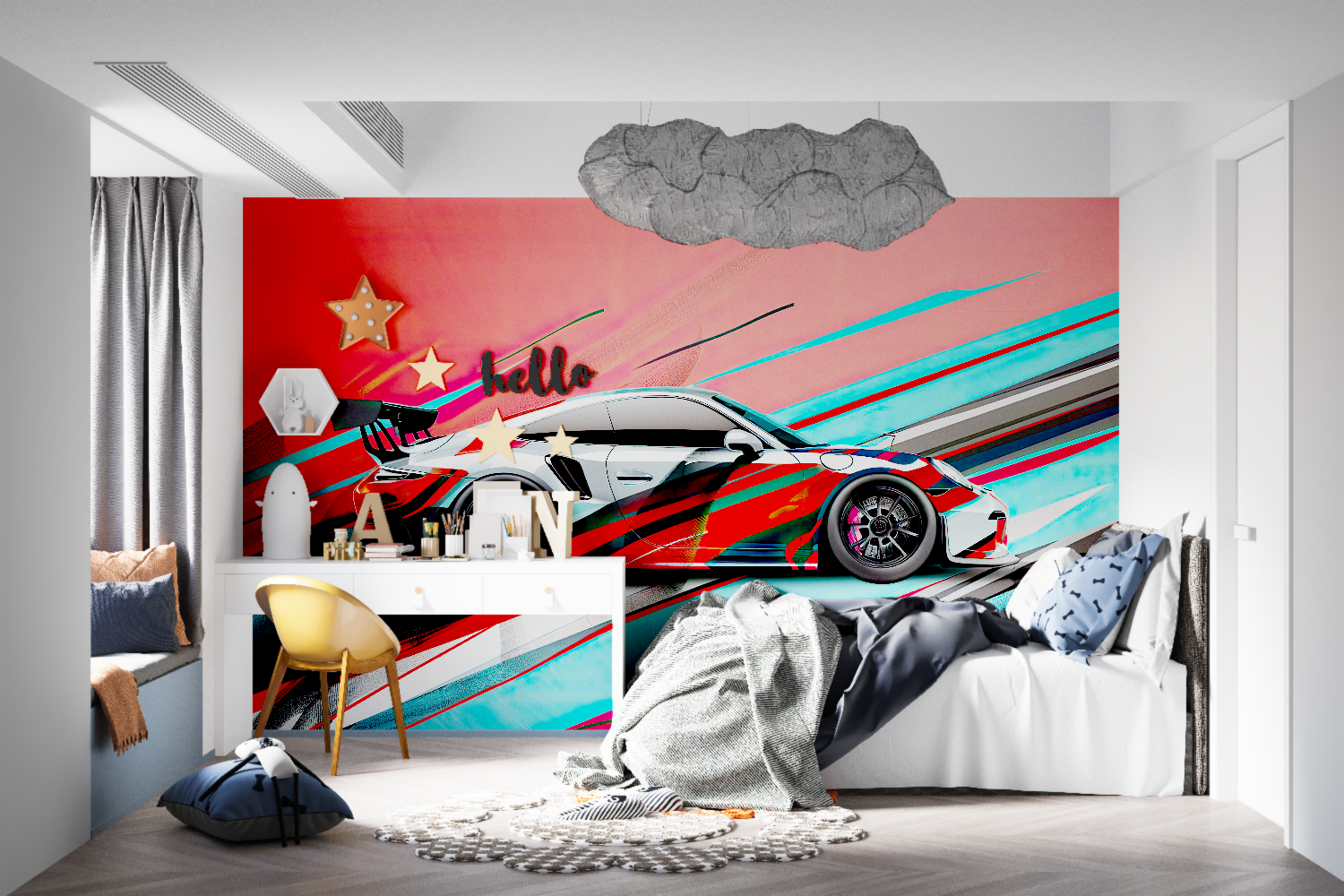 Sport Car Wallpaper Poster | Murals Wallpaper