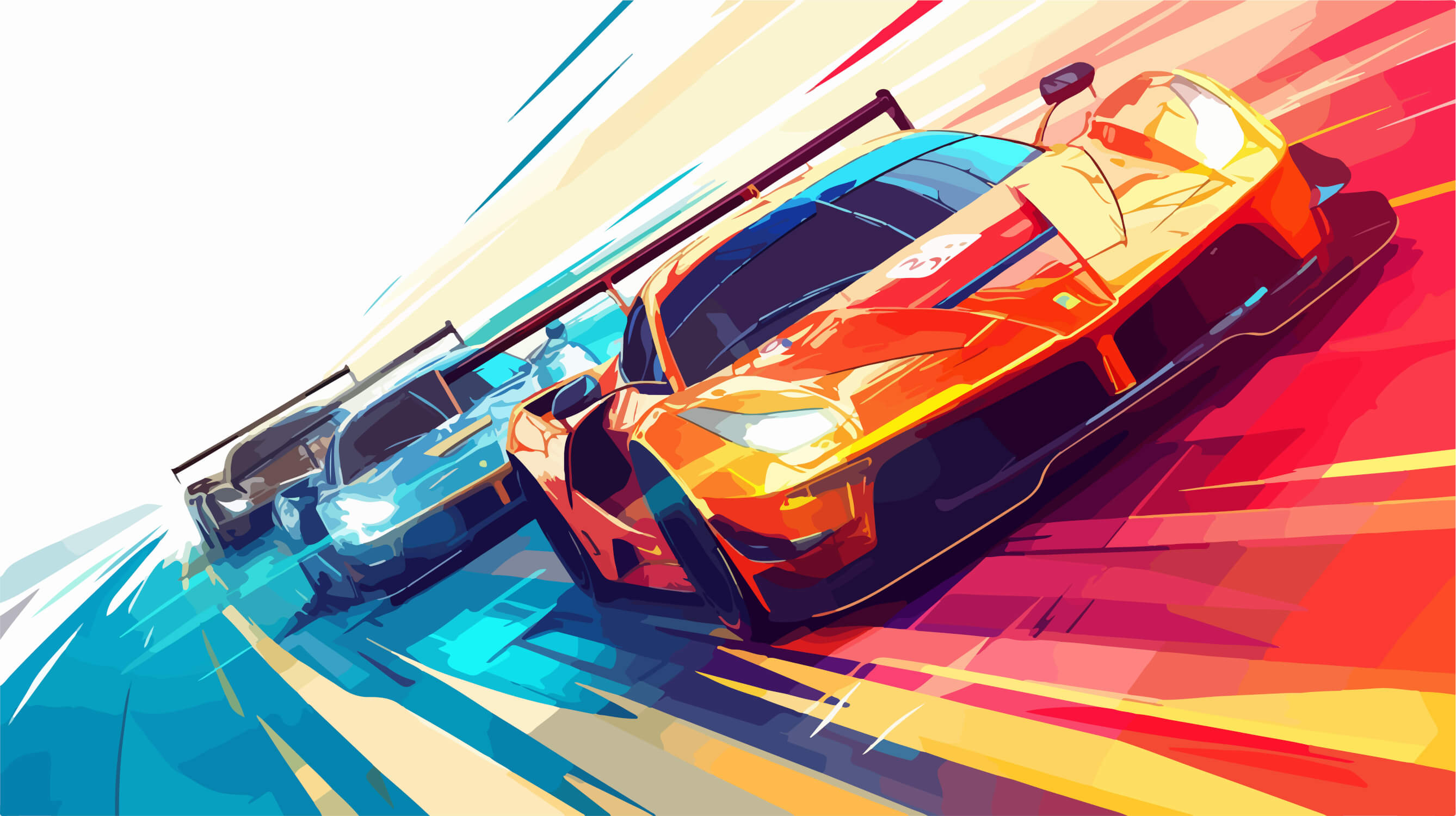 Racing Car Wallpaper | Murals Wallpaper