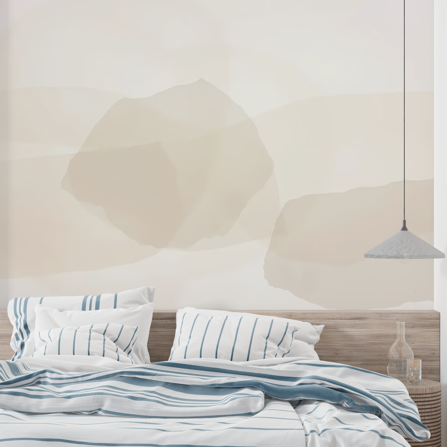 Watercolor Cocooning Wallpaper | Murals Wallpaper