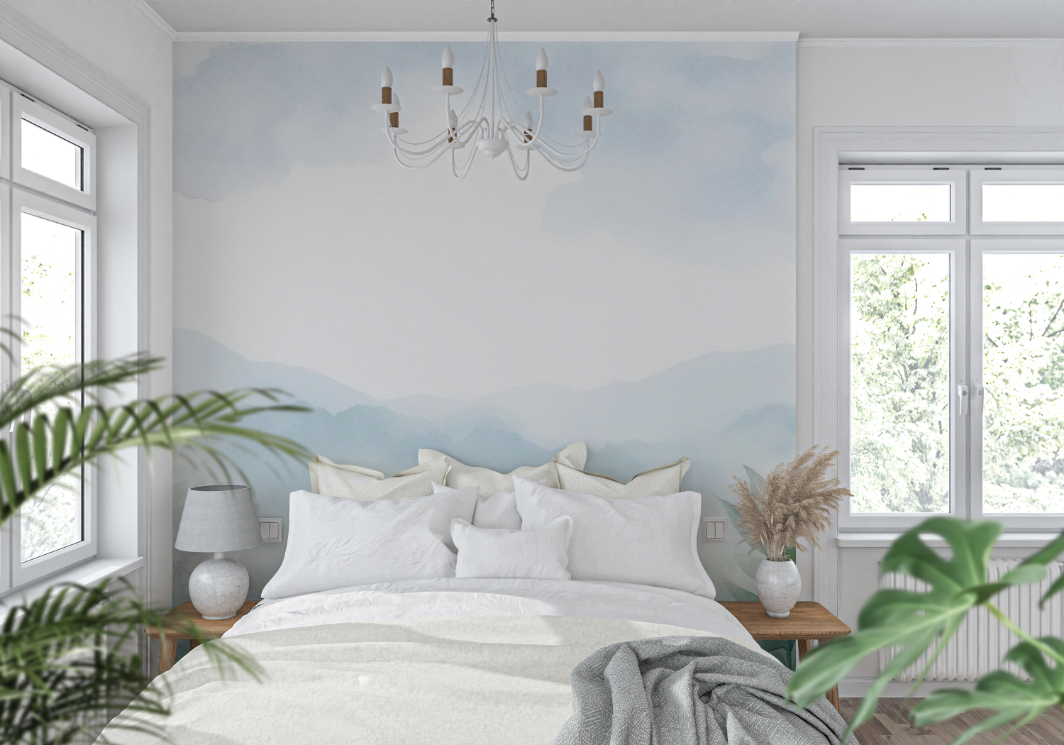 Watercolor Soft Paint Wallpaper | Murals Wallpaper