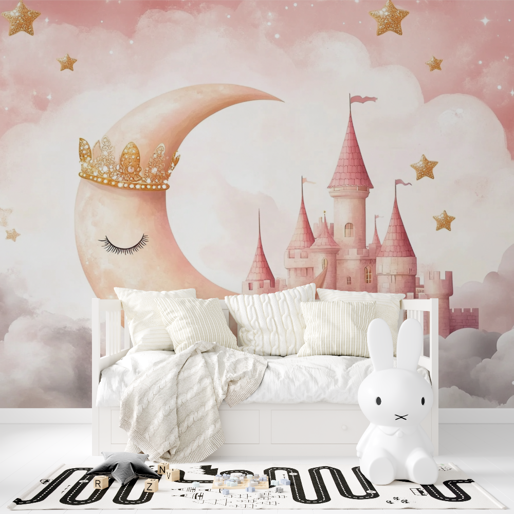 Crowned Moon Princess Wallpaper | Murals Wallpaper