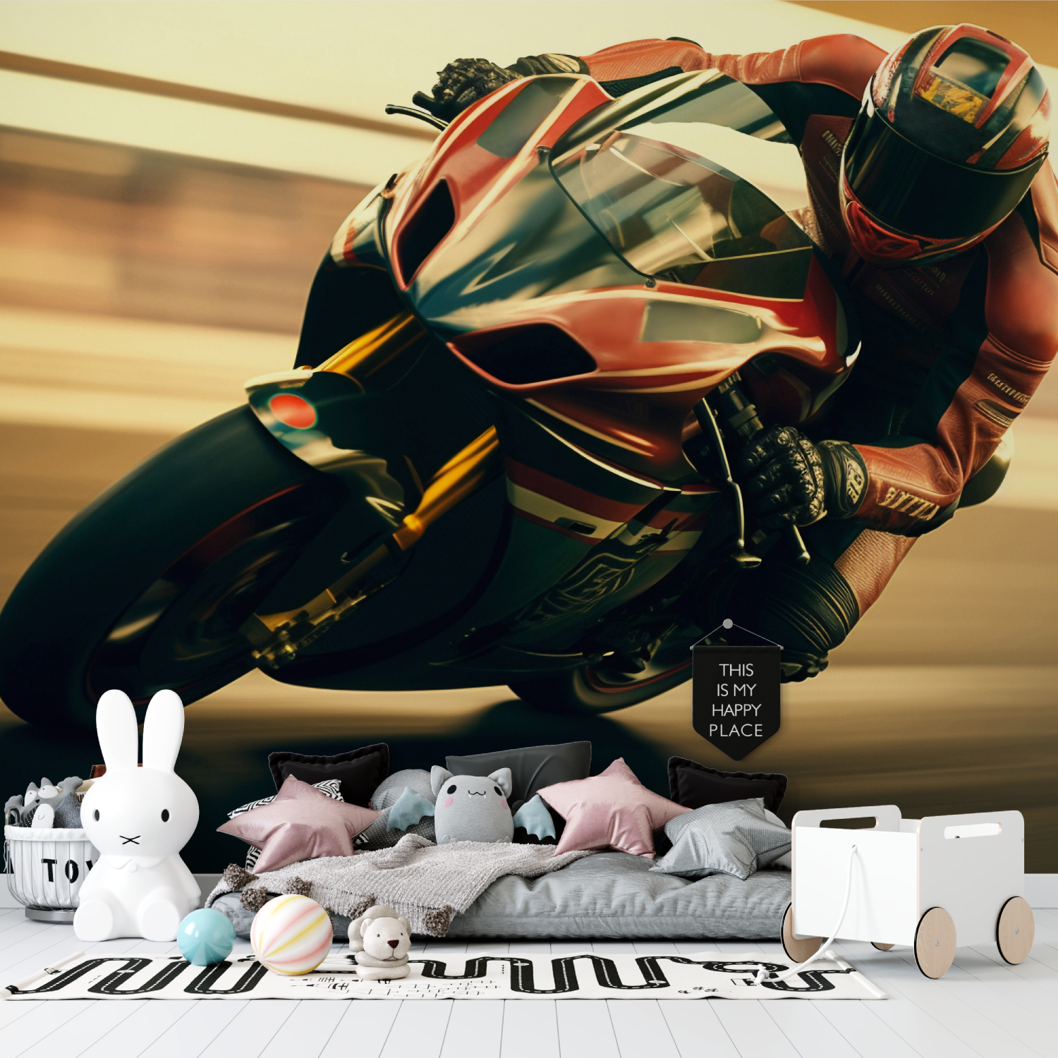 Moto GP Wandtapete | Wandbilder Tapete