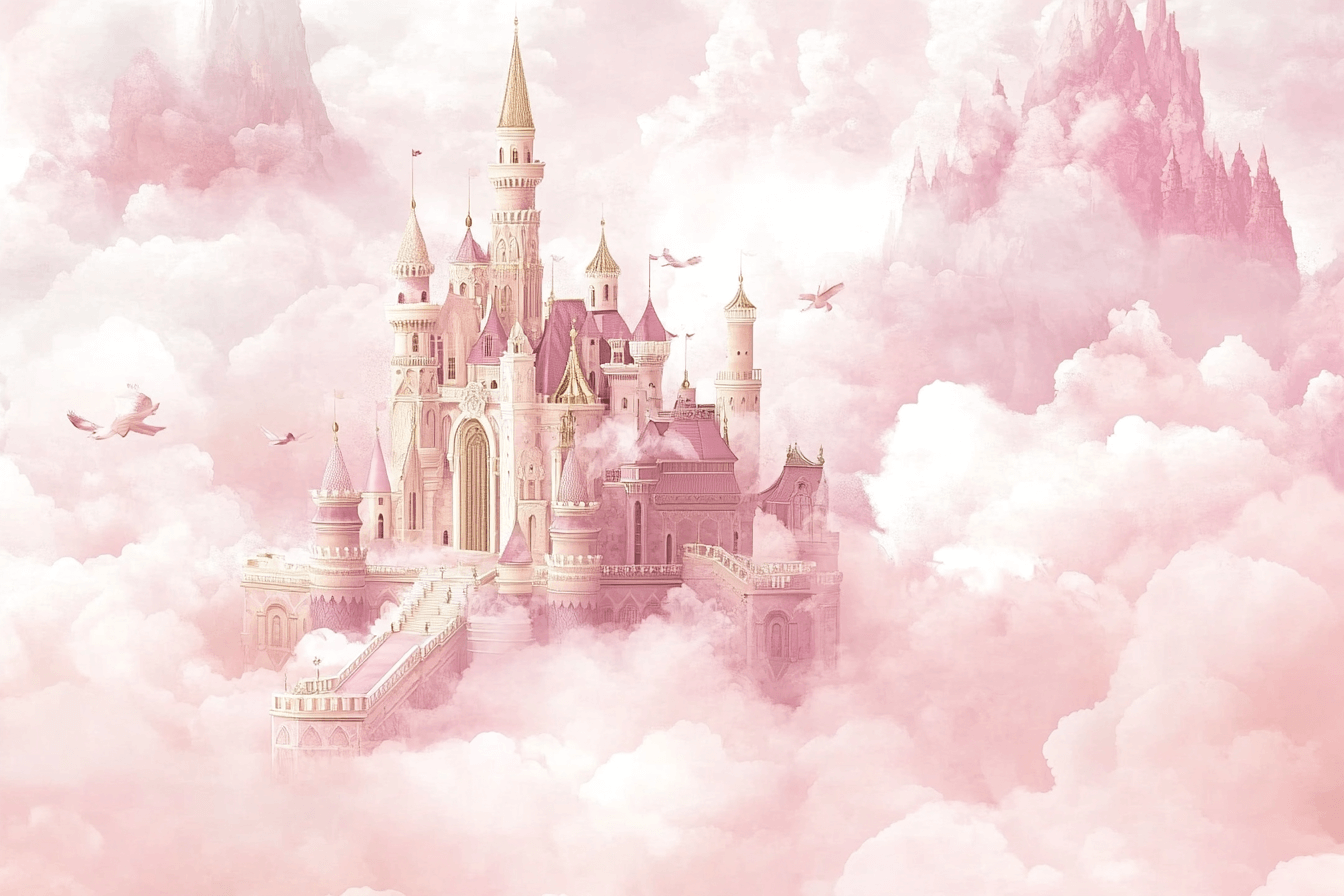 Princess Banner and Castle Wallpaper | Murals Wallpaper