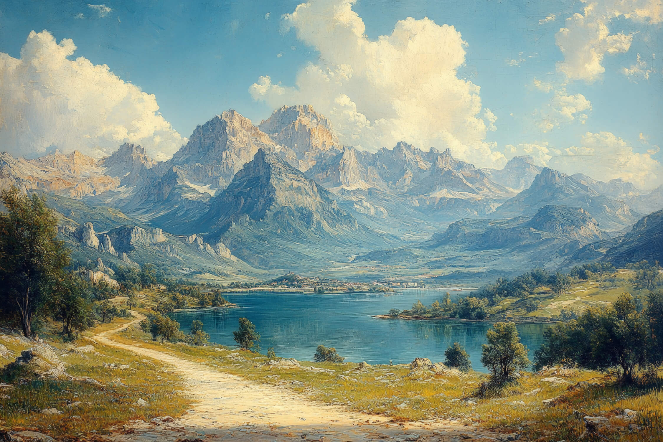 Old Landscape Wallpaper | Murals Wallpaper