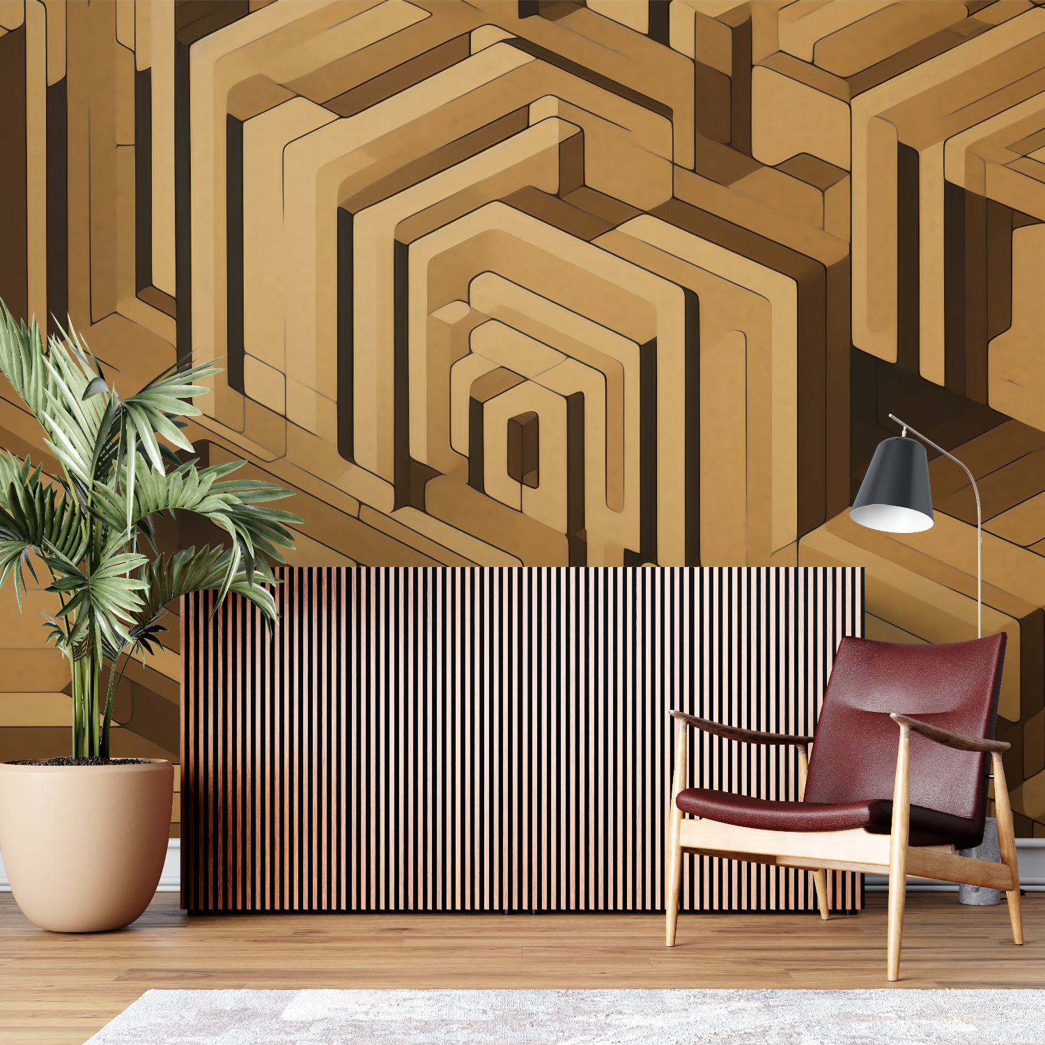 3D Wood Wallpaper | Murals Wallpaper