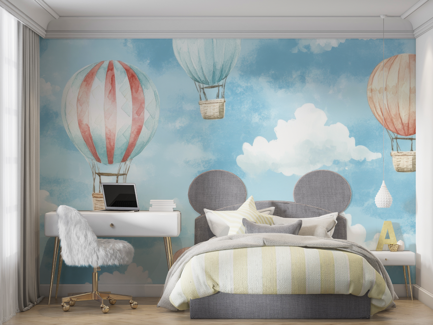 Blue Children's Wallpaper | Murals Wallpaper