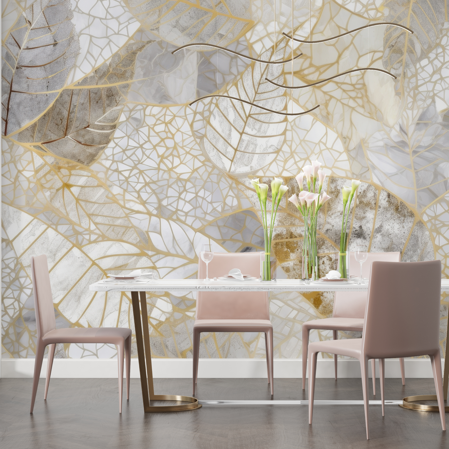 Wallpaper with Gold | Murals Wallpaper