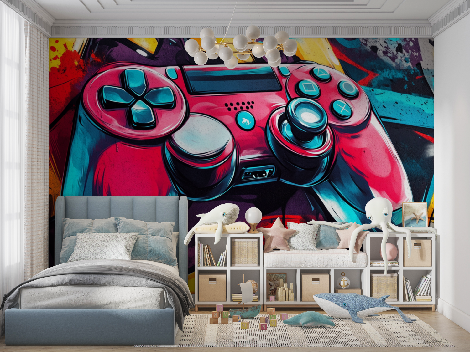 Gamer Wallpaper Game Over | Wandbilder Wallpaper