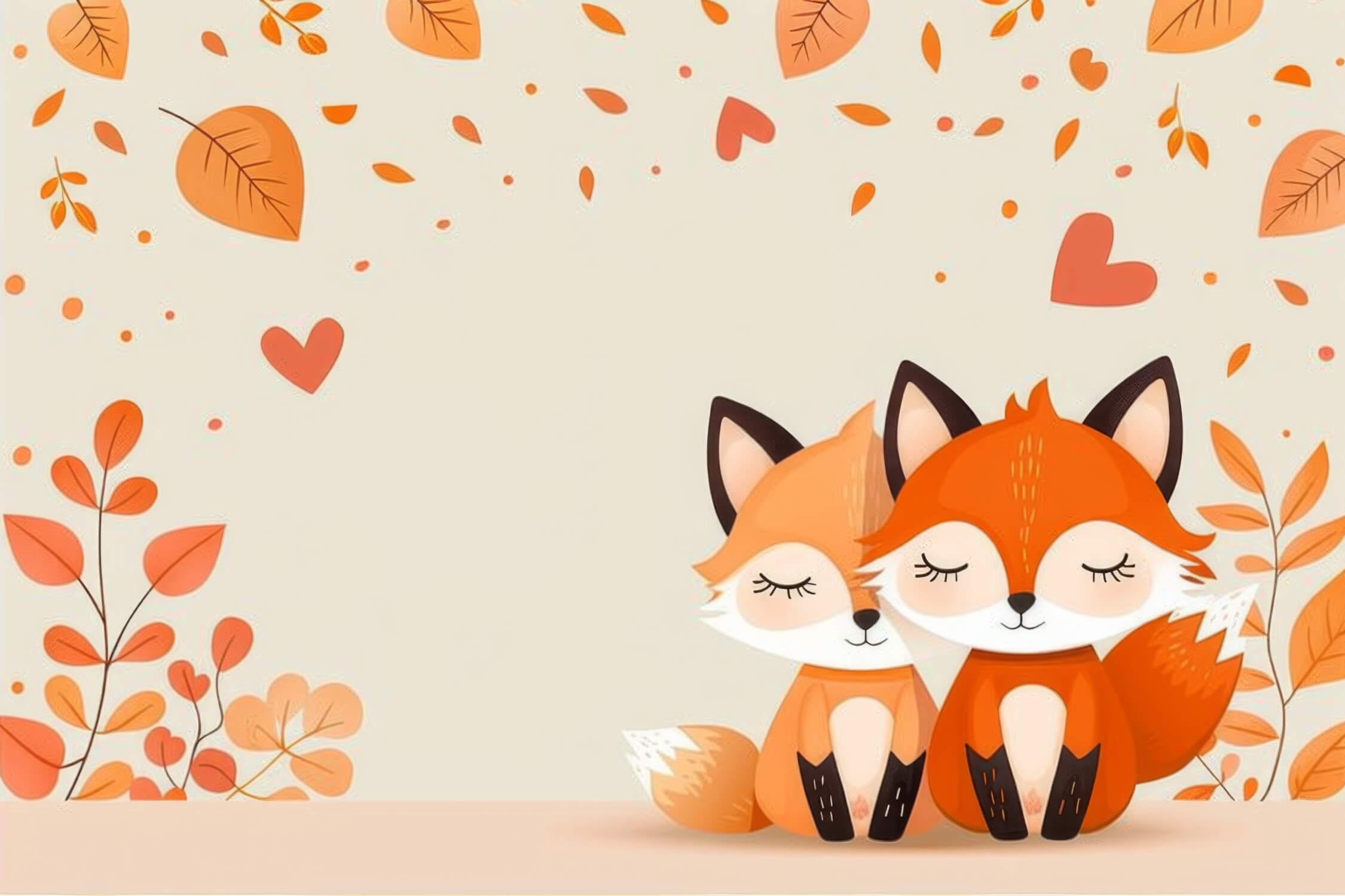 Fox Cartoon Wallpaper | Murals Wallpaper