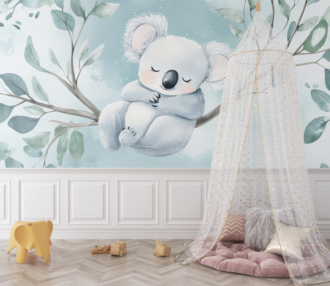 Koala Wallpaper That Sleeps | Murals Wallpaper