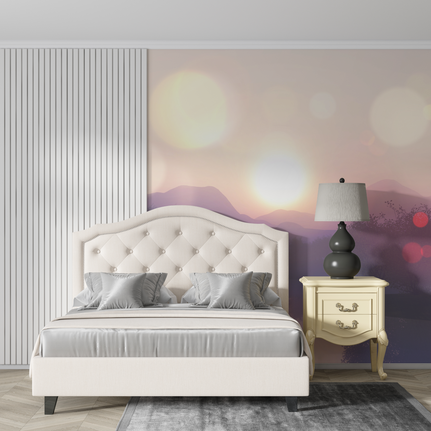 Watercolor Landscape 3D Wallpaper | Murals Wallpaper