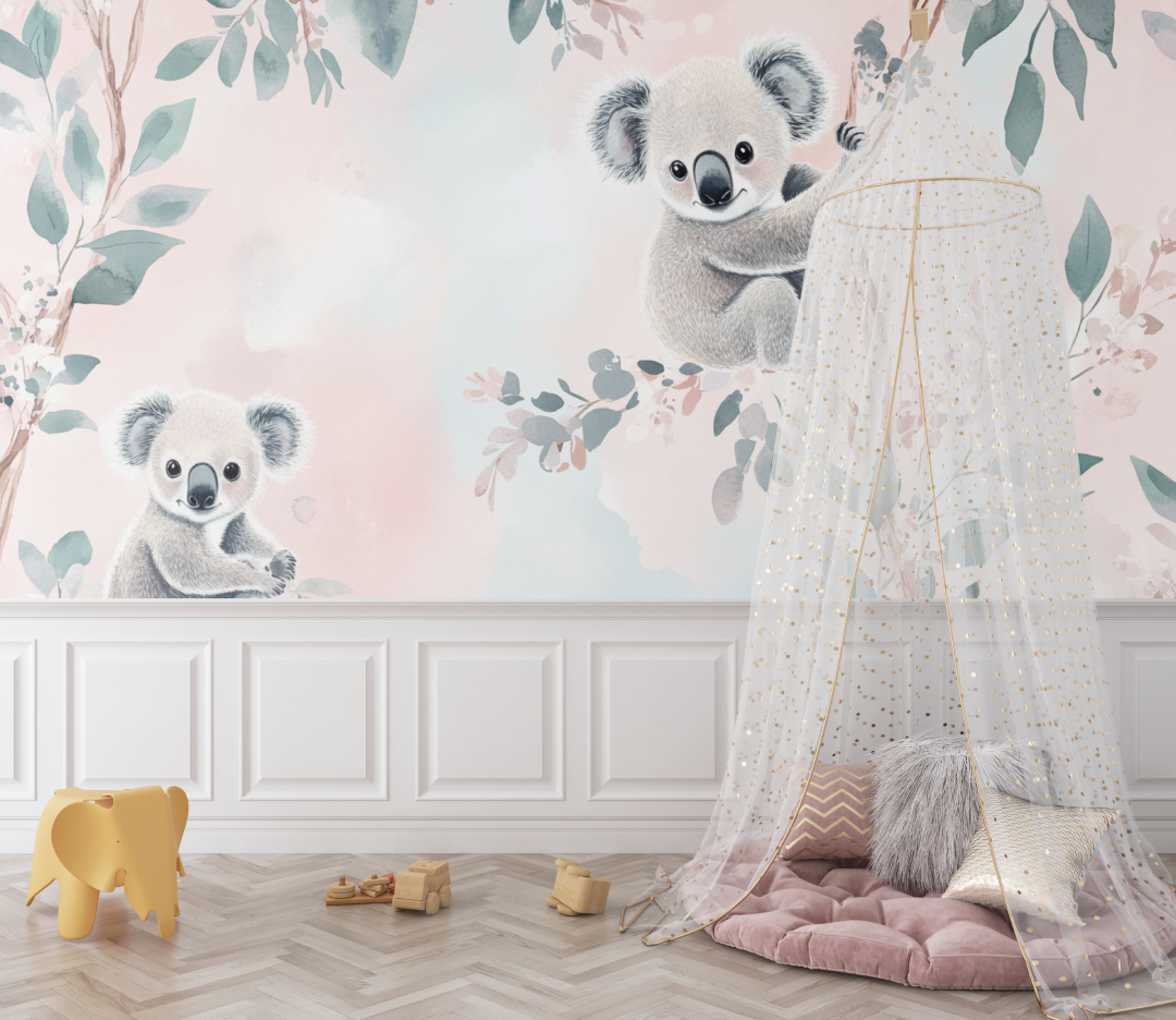 Koala Wallpaper and Cozy Atmosphere | Murals Wallpaper