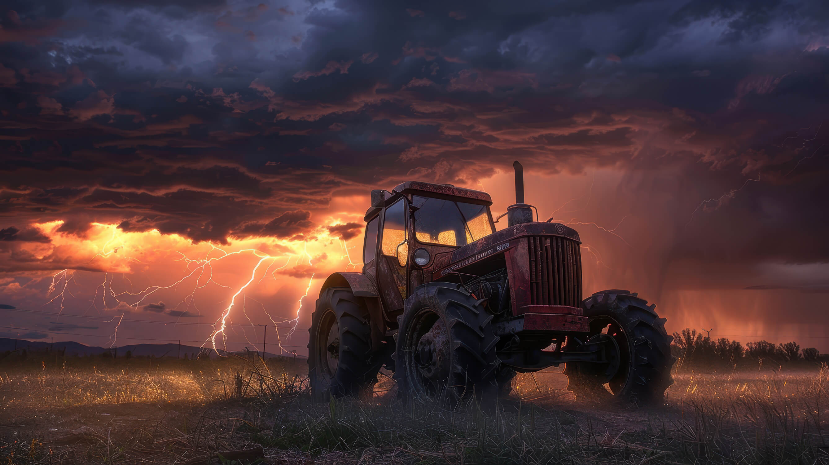 Farm Tractor Wallpaper for Kids | Murals Wallpaper