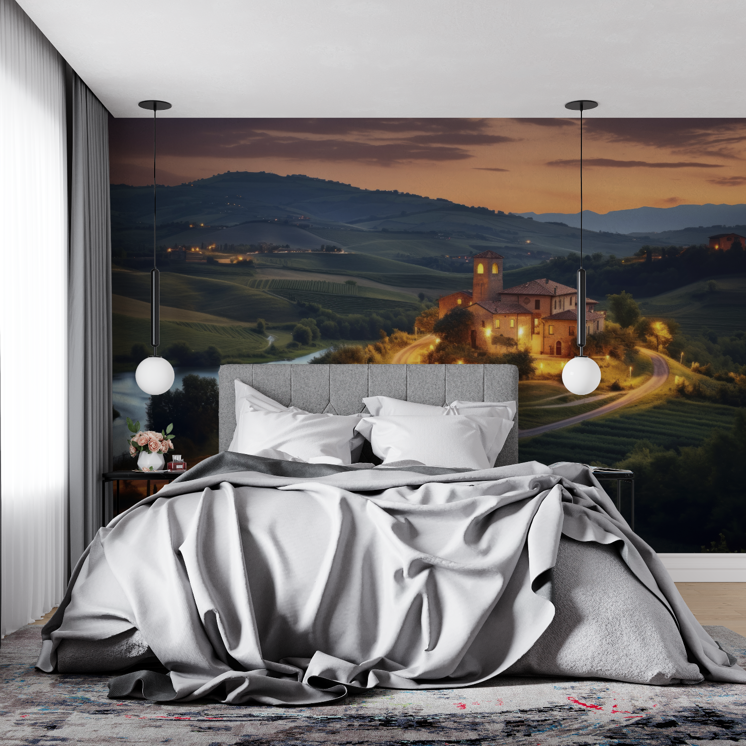Italian Landscape Mural Wallpaper | Murals Wallpaper