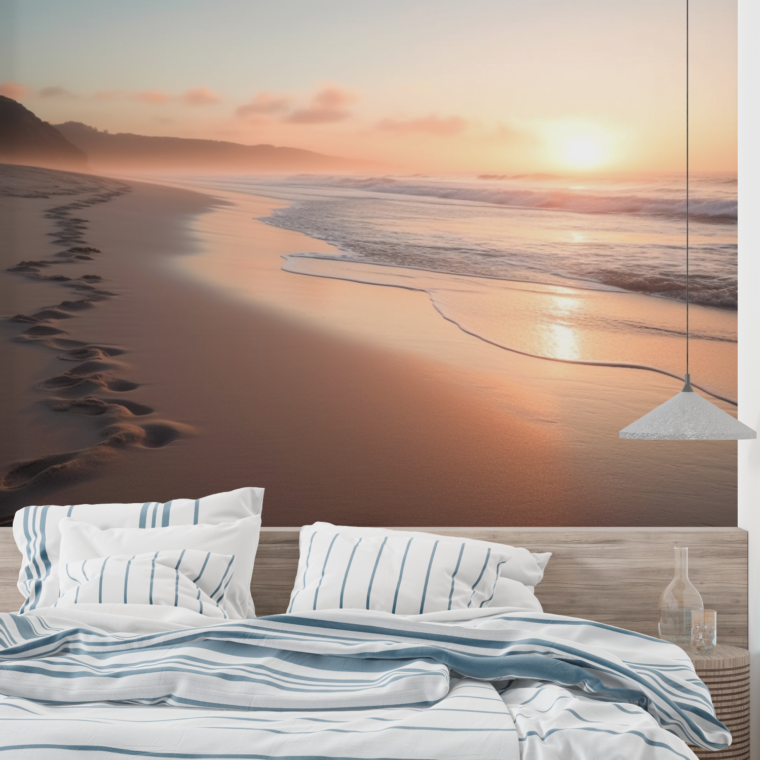 Zen-Tapete fürs Schlafzimmer | Wandtapete