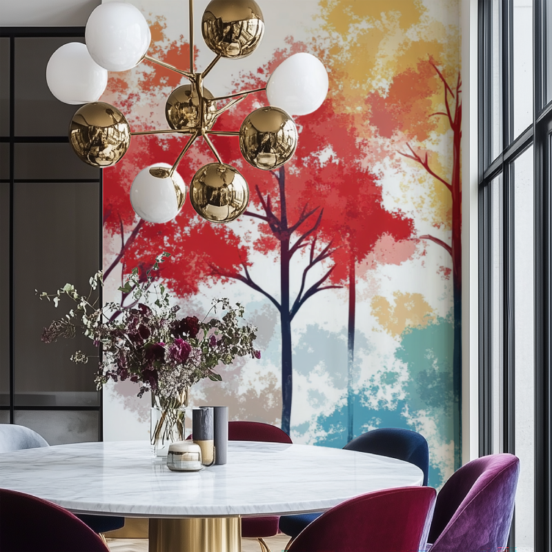 Tree Color Wallpaper | Murals Wallpaper