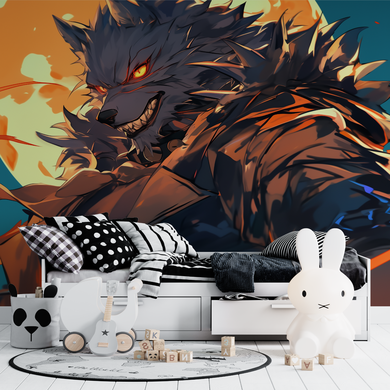 Anime Dog Pack Wallpaper | Murals Wallpaper